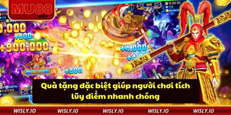 Bắn Cá Mu88 Quà tặng đặc biệt giúp người chơi tích lũy điểm nhanh chóng